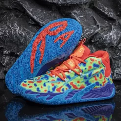 729 High Quality Mens Basketball Sneakers Wearable Gym Non-slip Training Sports Shoes for Kids Cushion Basketball Shoes Male